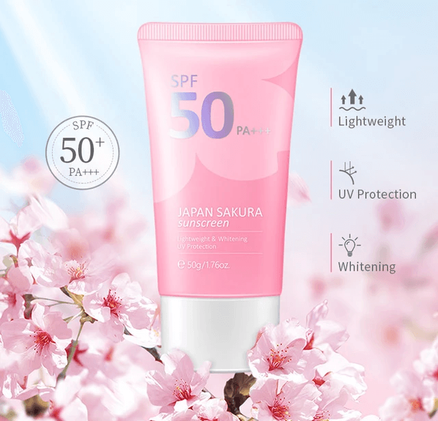 LAIKOU Japan Sakura Sunscreen SPF 50 PA+++ 4
