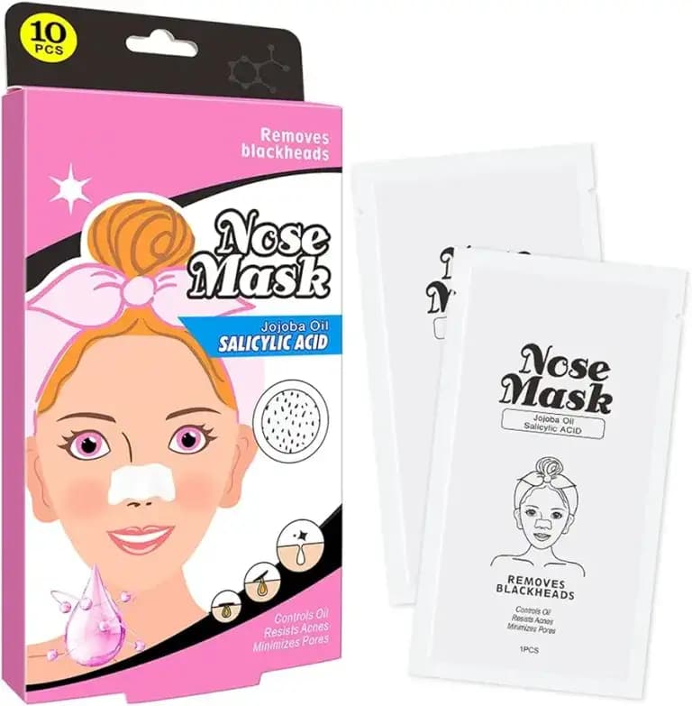 Desunie Blackhead Remove 10 Pcs Salicylic-Acid Nose Strips 4