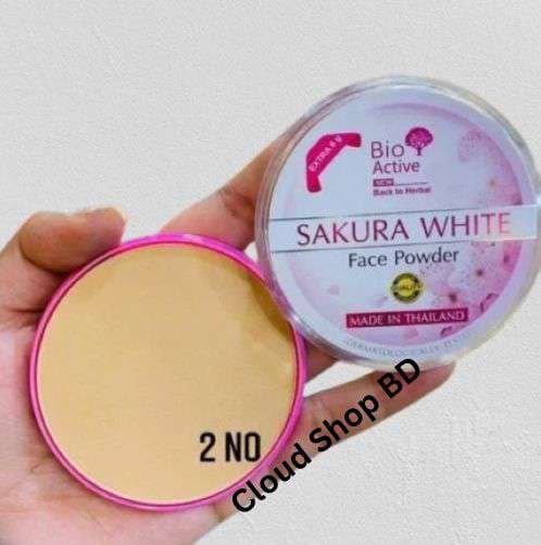Bio Active Sakura Pink Face Powder 5