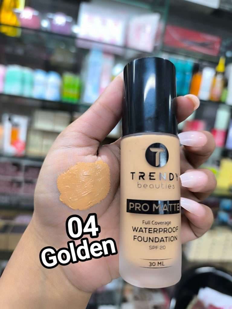 TRENDY beauties Pro Matte Waterproof Foundation with SPF20 9