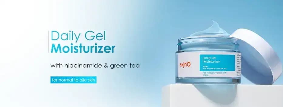 skinO Daily Gel Moisturizer with Niacinamide & Green Tea 70ml 2