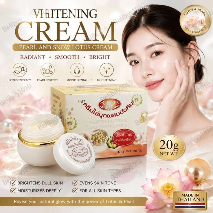 Kim Whitening Pearl & Snowlotus Cream 20g 2