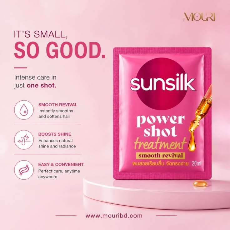 Sunsilk Power Shot Treatment Smooth Revival Hair Mask 20ml 2
