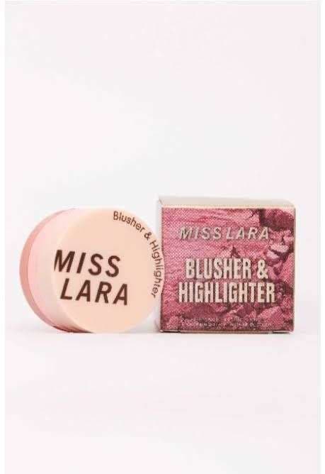 Miss Lara 3 In 1 Blush & Highlighter Palette 5