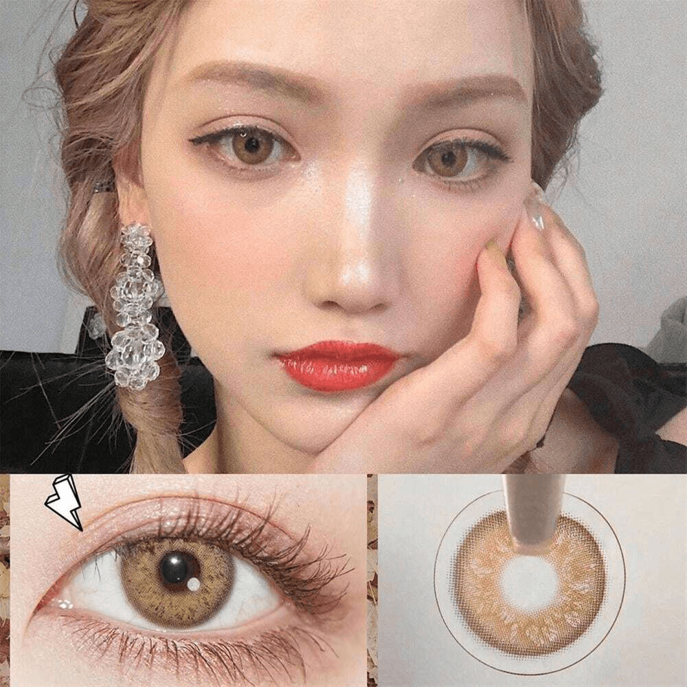 KSSEYE Russian Brown Color Contact Lenses 3