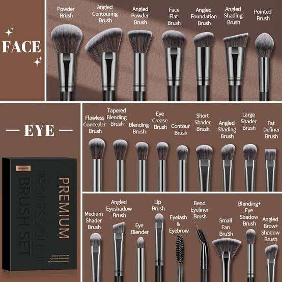 Maange Premium Professional Brush Set - 25 pcs 3