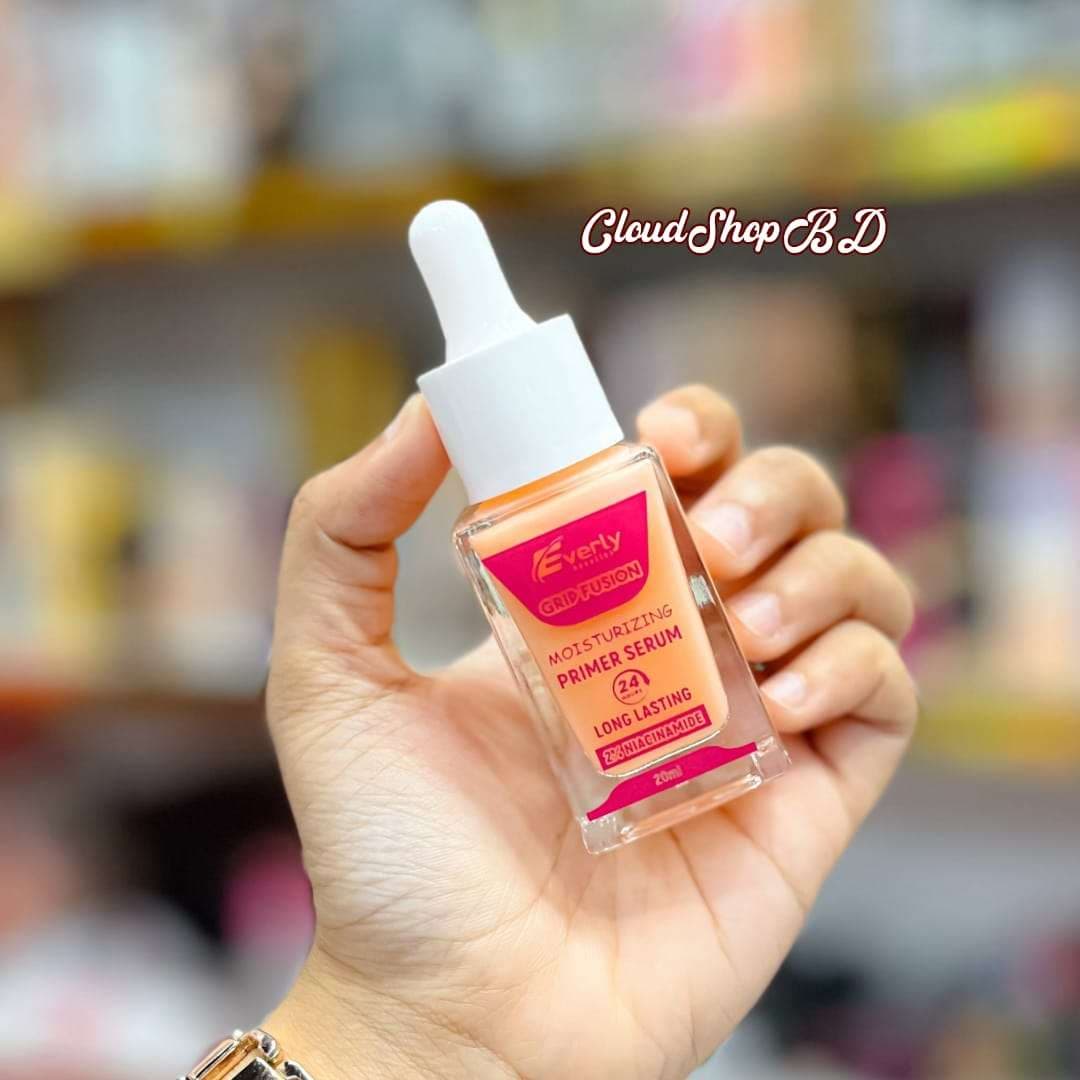 Everly Beauties Grip Fusion Moisturizing Primer Serum with 2% Niacinamide – 20ml 2