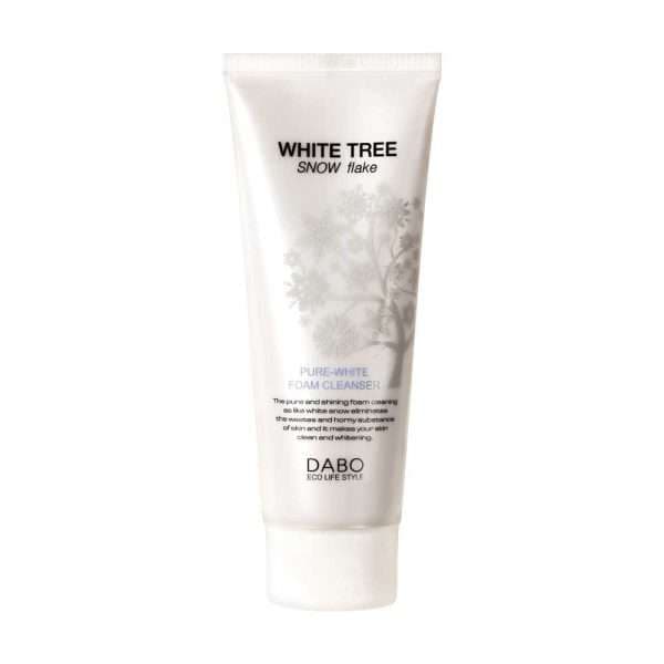 DABO White Tree Snow Flake Massage Bead Cleanser