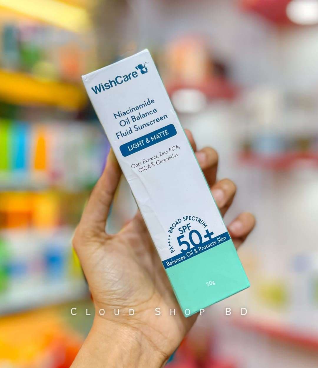 WishCare Niacinamide Oil Balance Fluid Sunscreen SPF 50+ PA+++ (50ml)