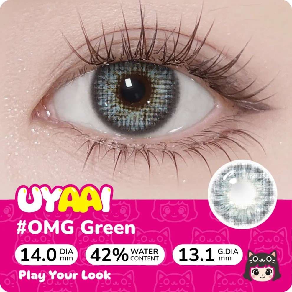 UYAAI OMG Green Contact Lenses