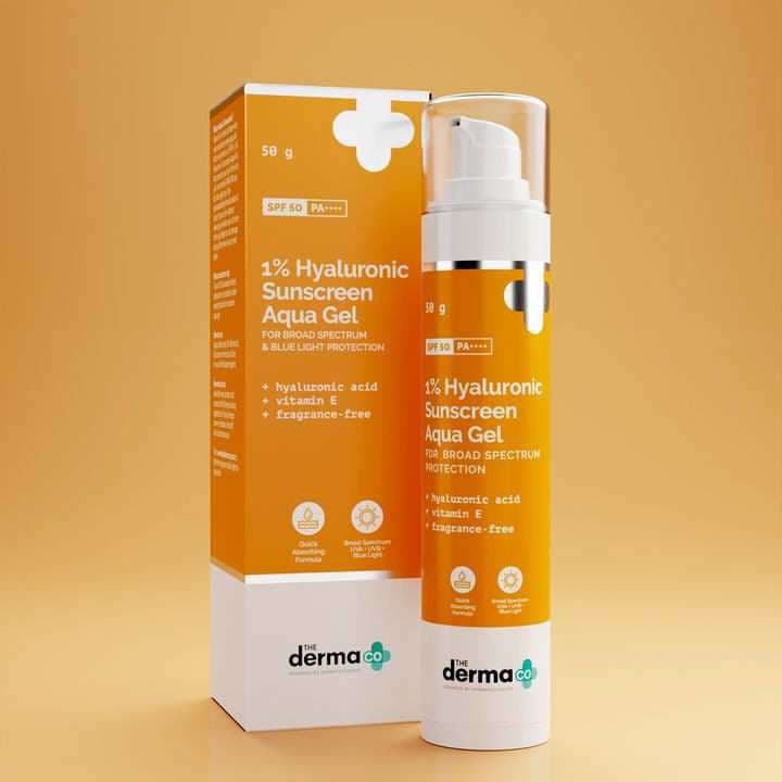 The Derma.co 1% Hyaluronic Sunscreen Aqua Gel – 50g