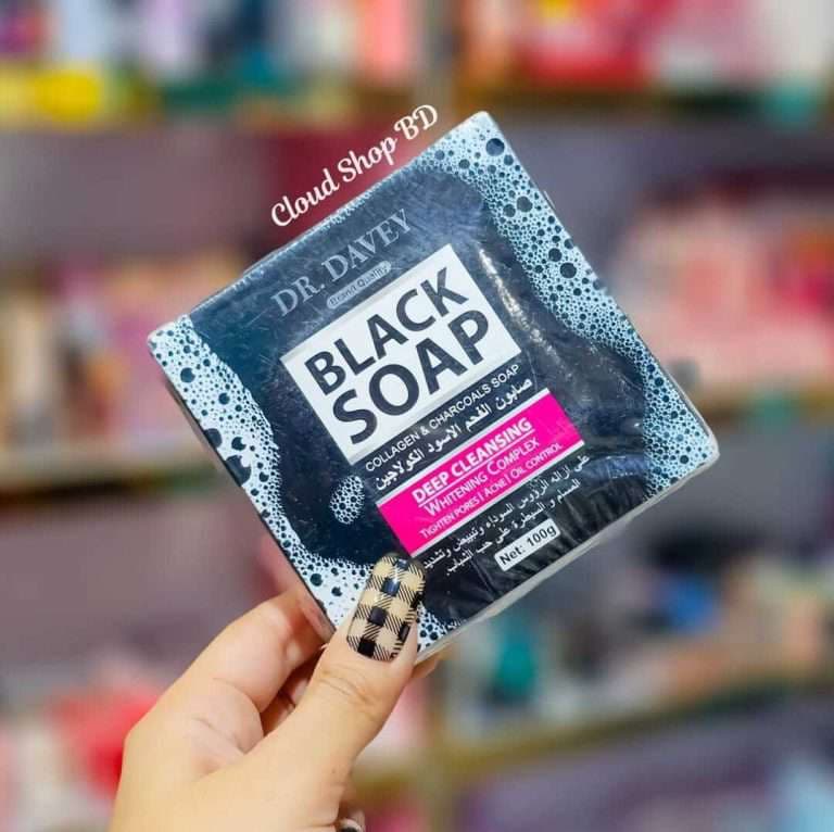 DR.DAVEY Black soap Collagen & Charcoals soap