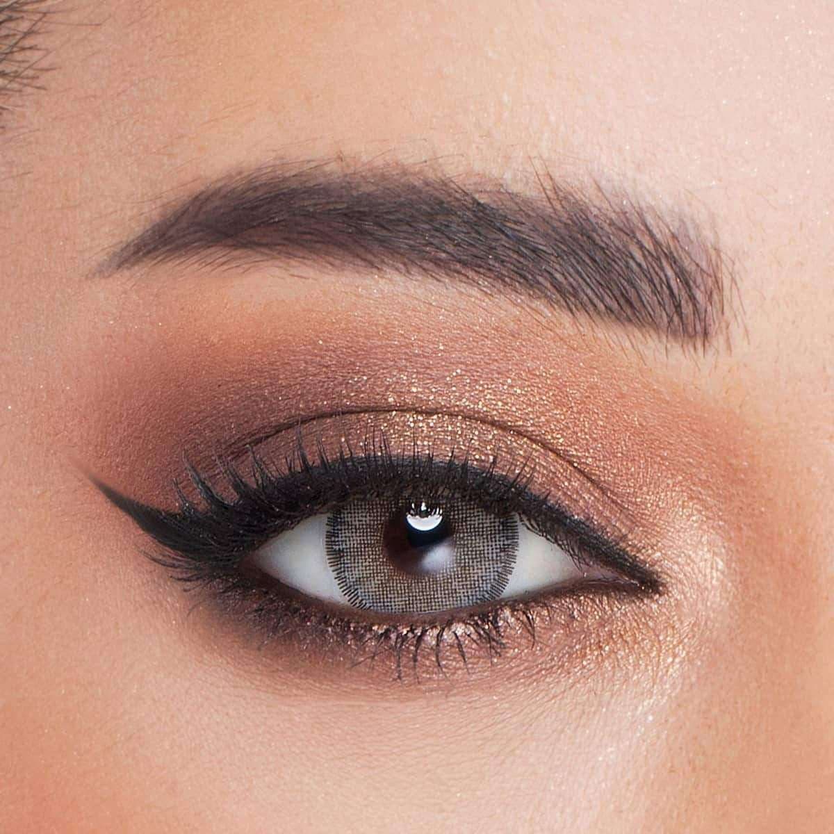 KSSEYE Luminous Latin Grey Contact Lens