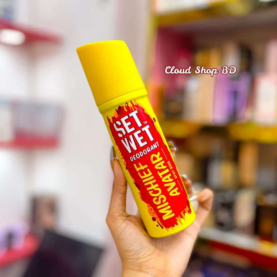 SET WET - Deodorant Spray Perfume Mischief Avatar for men - 150ml