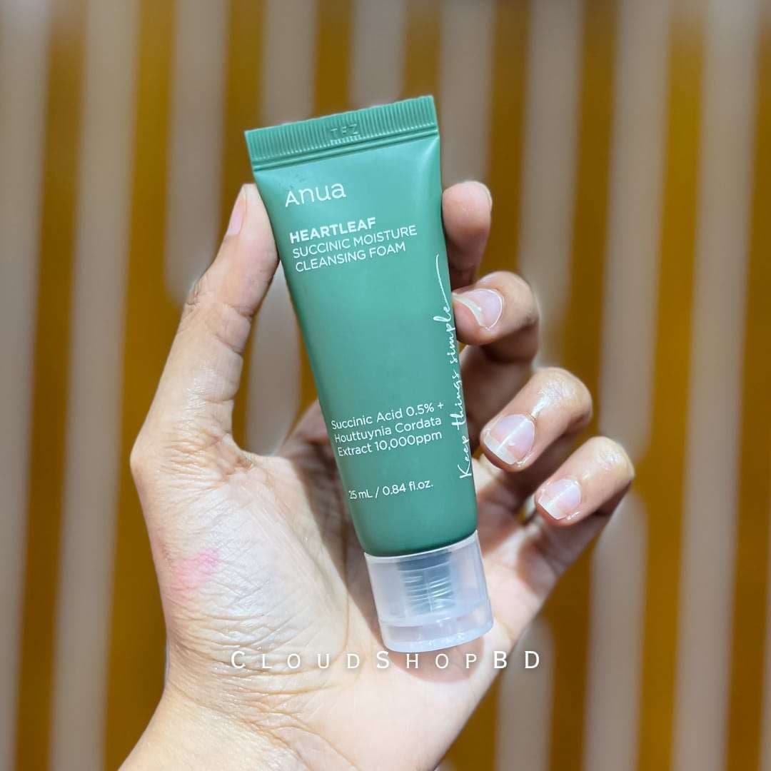 Anua Heartleaf Succinic Moisture Cleansing Foam - 25ML