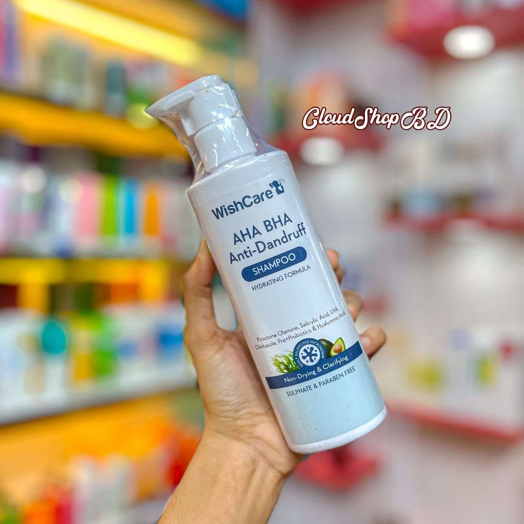 WishCare AHA BHA Anti-Dandruff Shampoo (250ml)