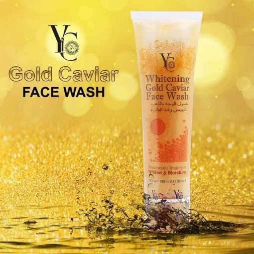 YC Whitening Gold Caviar Face Wash – 100ml