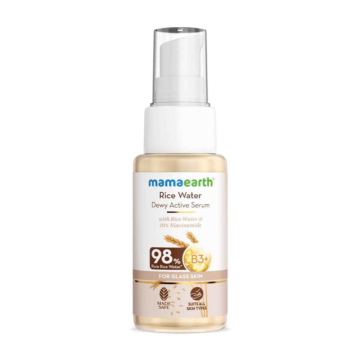 Mamaearth Rice Water Dewy Active Serum (50ml)