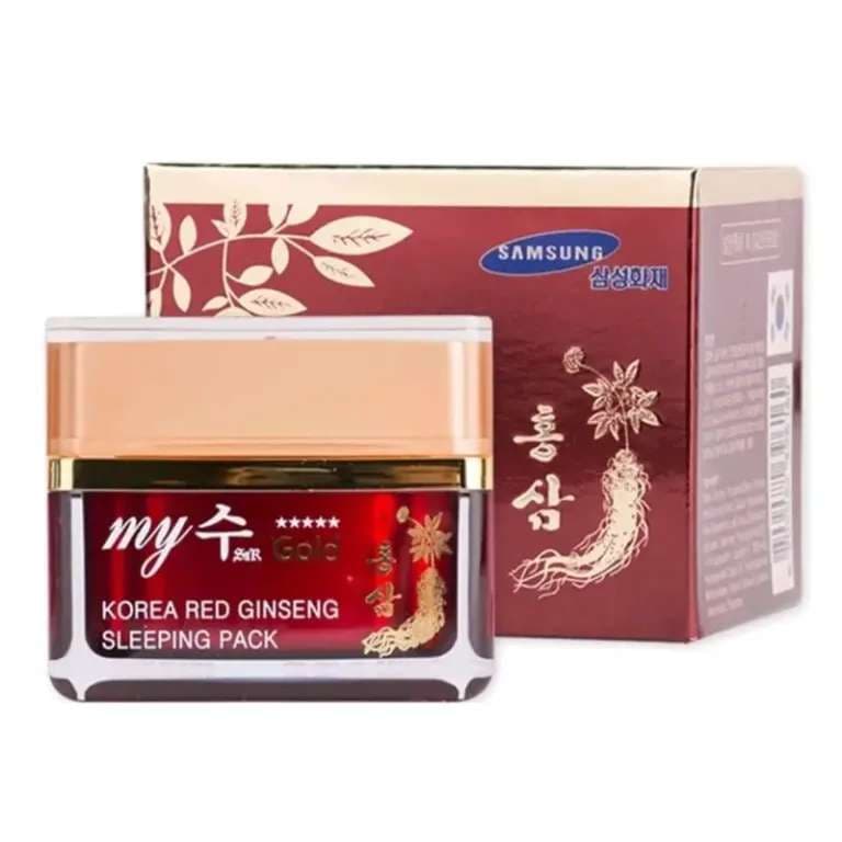 Gold MY SU Korea Red Ginseng Wrinkle Sleeping Pack – 50ml