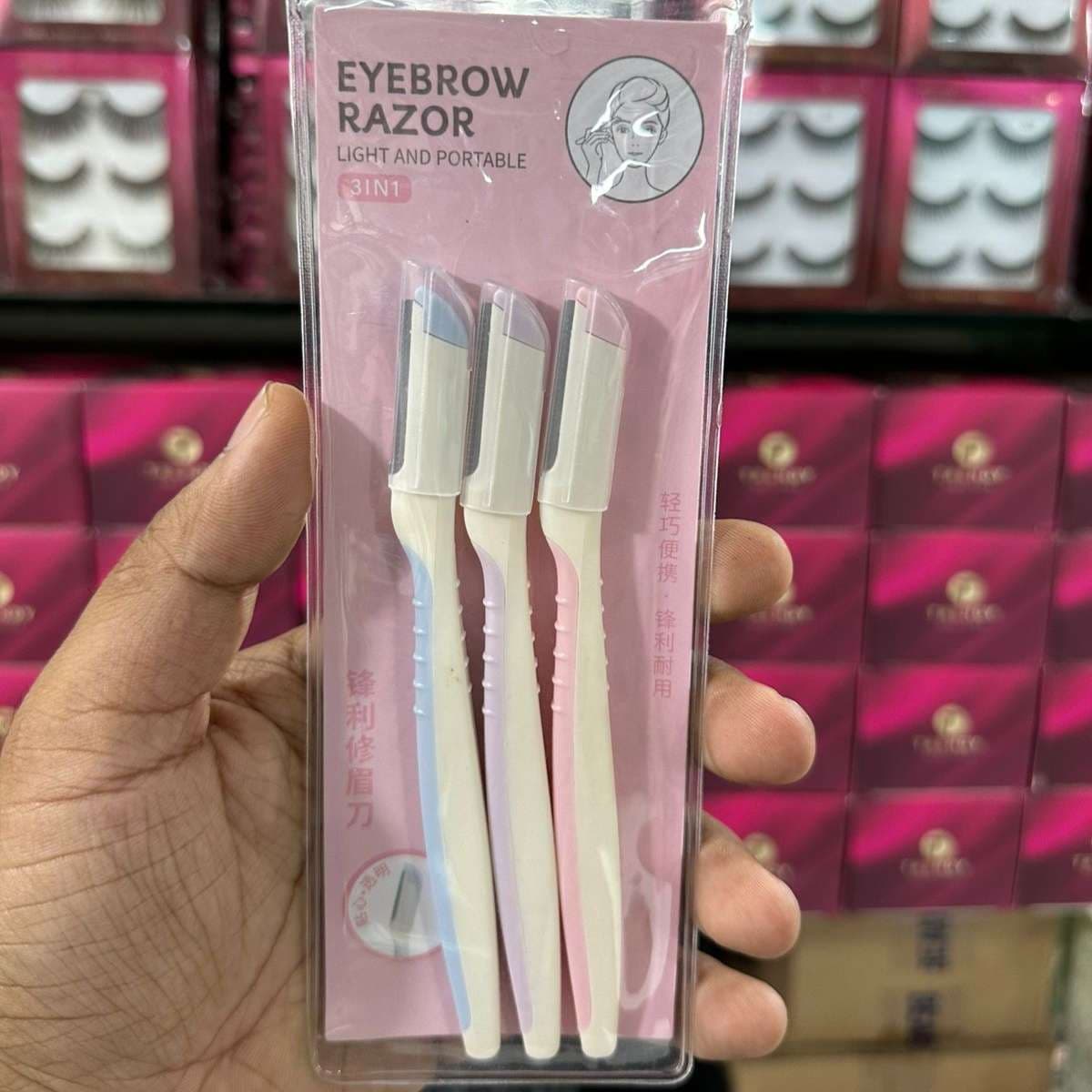 LMLTOP 3 in 1 Light & Portable Eyebrows Razor