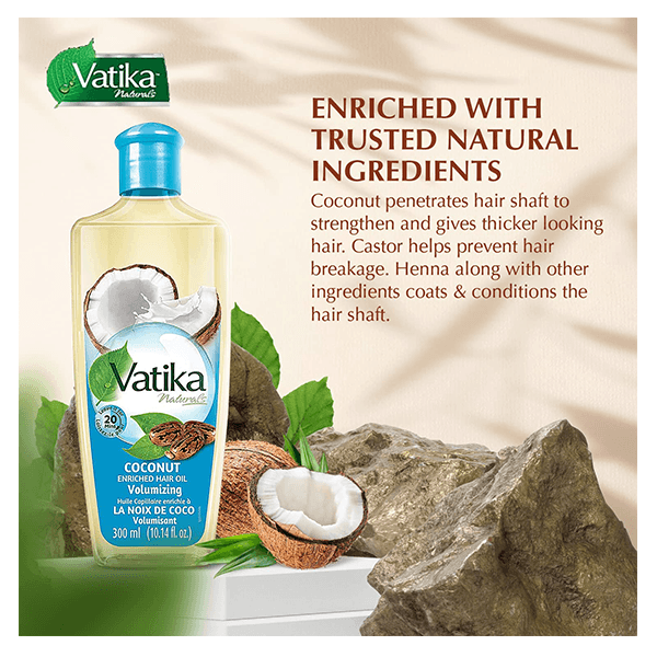 VATIKA NATURALS Coconut Enriched Hair Oil - 300ml