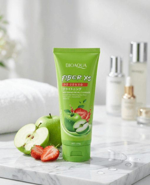 BIOAQUA Fiber XS Brightening Whitening Facial Cleanser