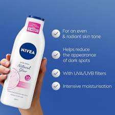 Nivea Body Lotion Natural Glow Even Tone Complex & Vitamin C for Normal to Dry Skin 625ml