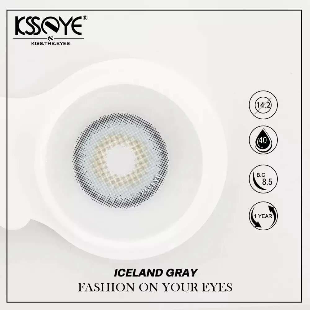 KSSEYE-ICELAND Grey Contact Lens
