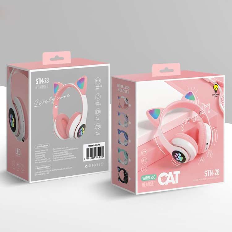 Cute Cat Headphone Bluetooth with long battery and best sound system