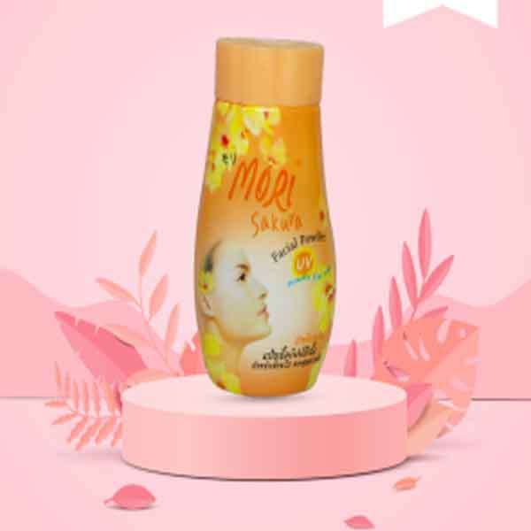 Mori Sakura Facial Powder With UV Protection 50gm sandal wood