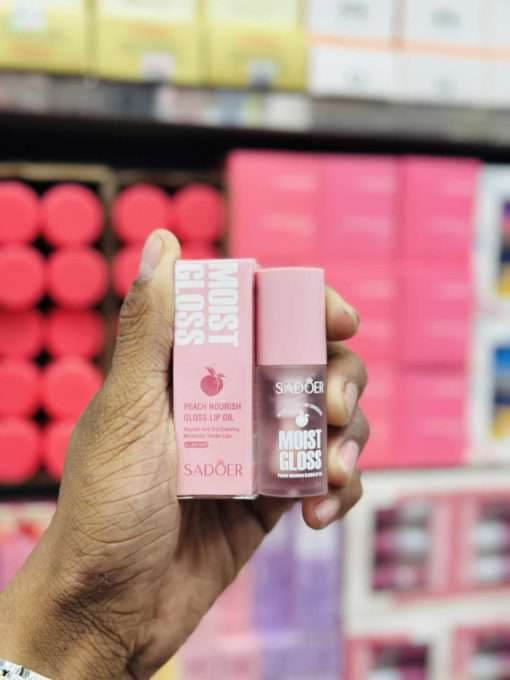Sadoer Peach Nourish Gloss Lip Oil