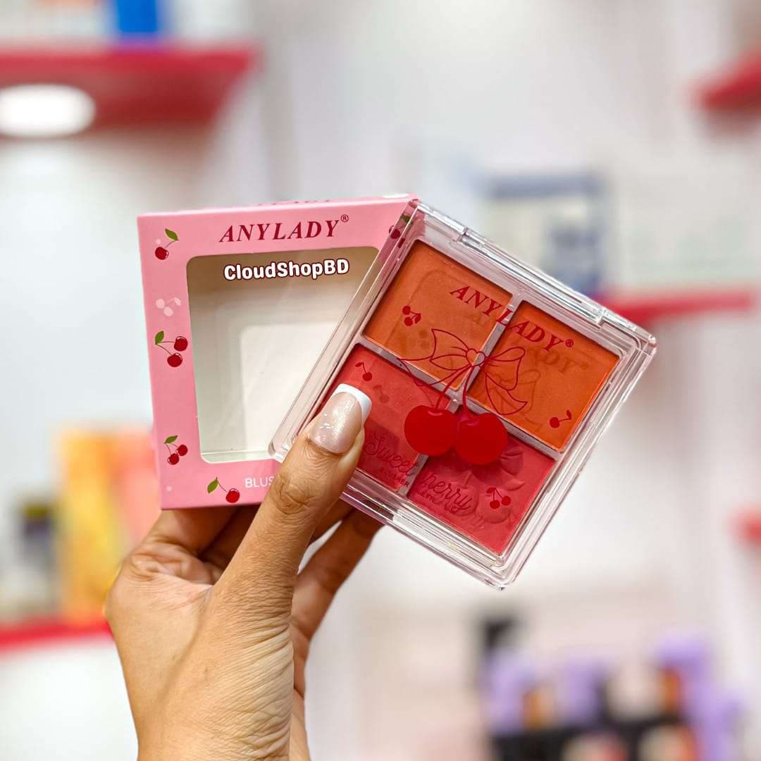 Anylady sweet cherry blusher palette