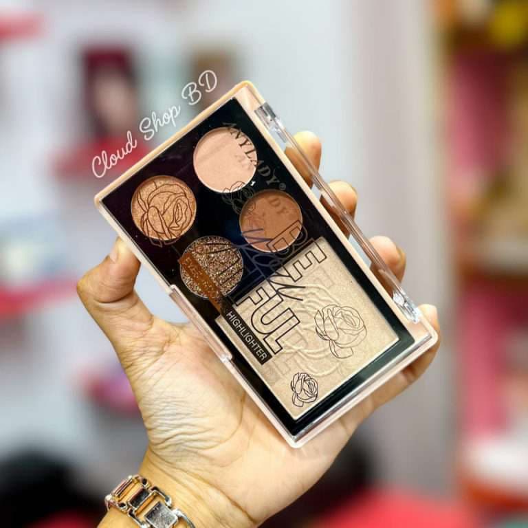 Anylady Be You Tiful 5- colour eyeshadow and highlighter palette