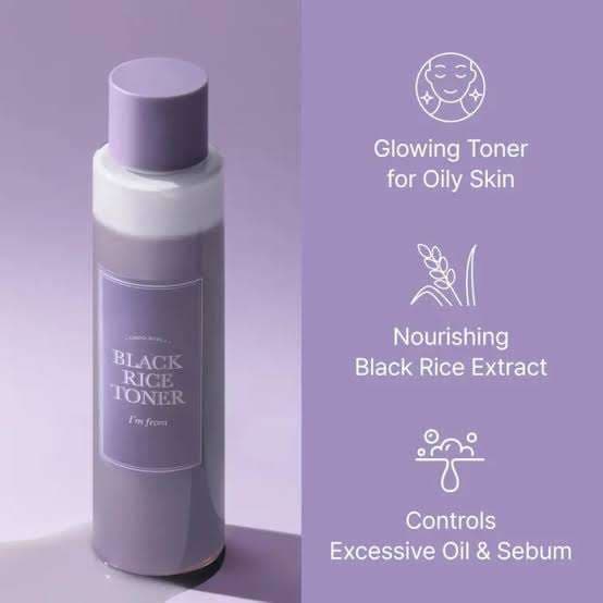 I’m from Black Rice Toner