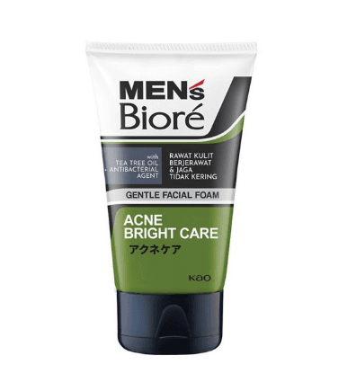 Men's Biore Facial Foam Acne Skincare 100g