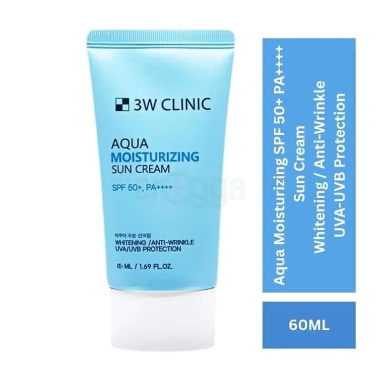 3W Clinic Aqua Moisturizing Sunscreen SPF 50+ PA++++ 60ml