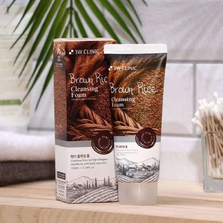 3W Clinic Brown Rice Foam Cleansing (100ml)