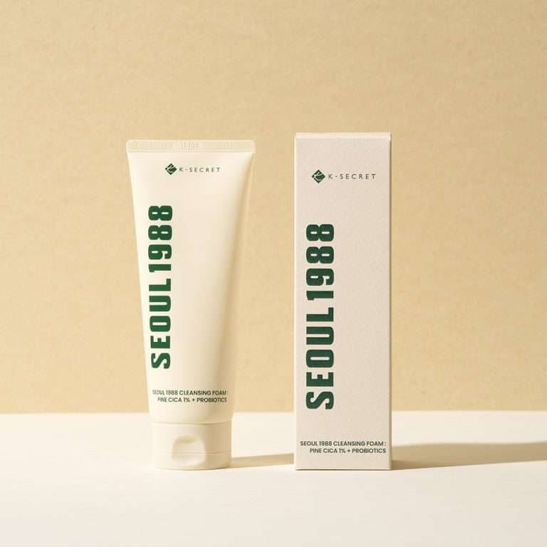 K-SECRET Seoul 1988 Cleansing Foam with Pine Cica 1% + Probiotics