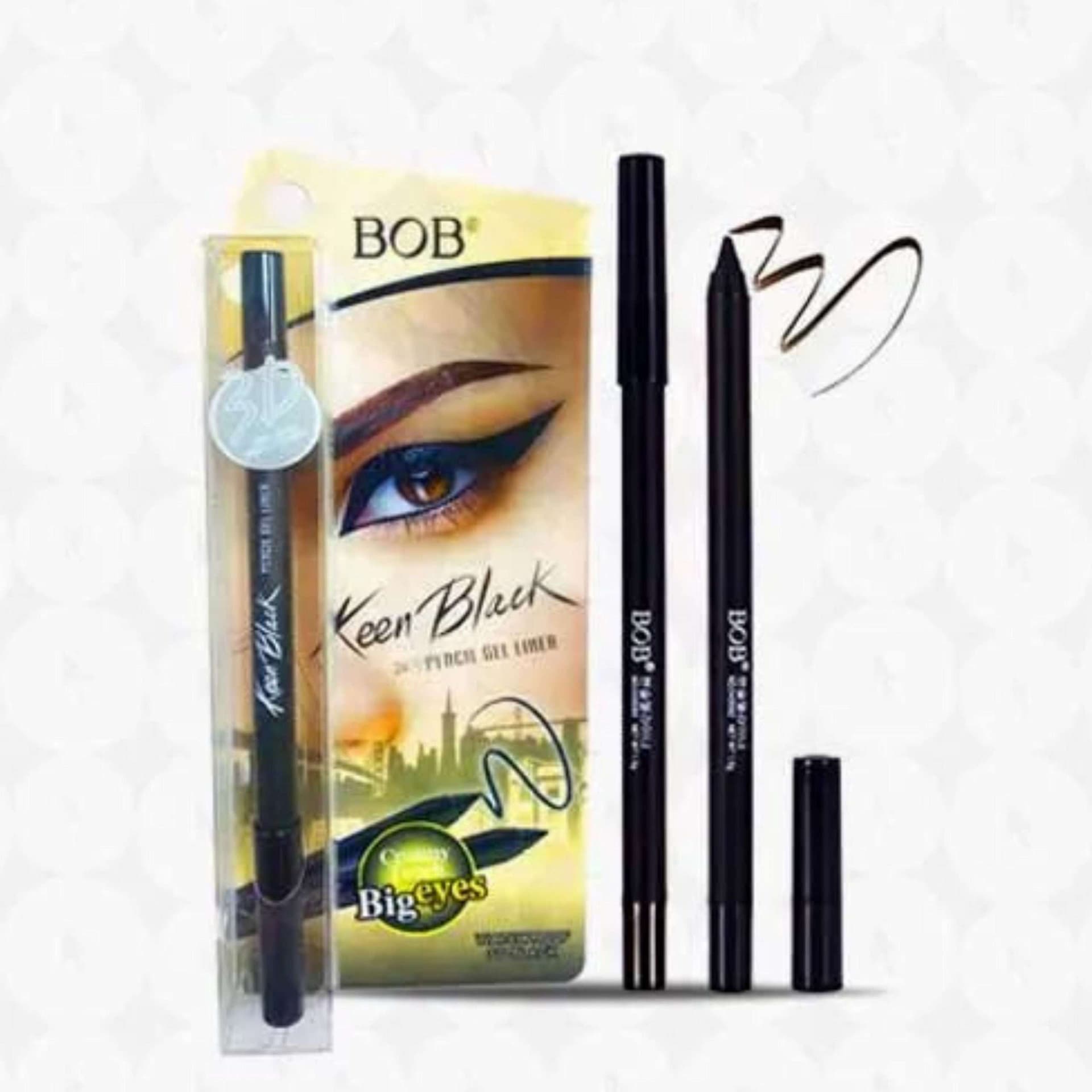 Bob Keen Black Pencil Gel Liner 3D kajal
