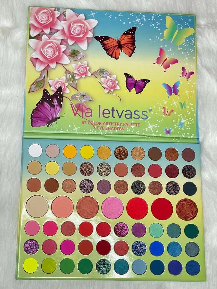 Via letvass 67 Color Artistry Palette Eye Shadow