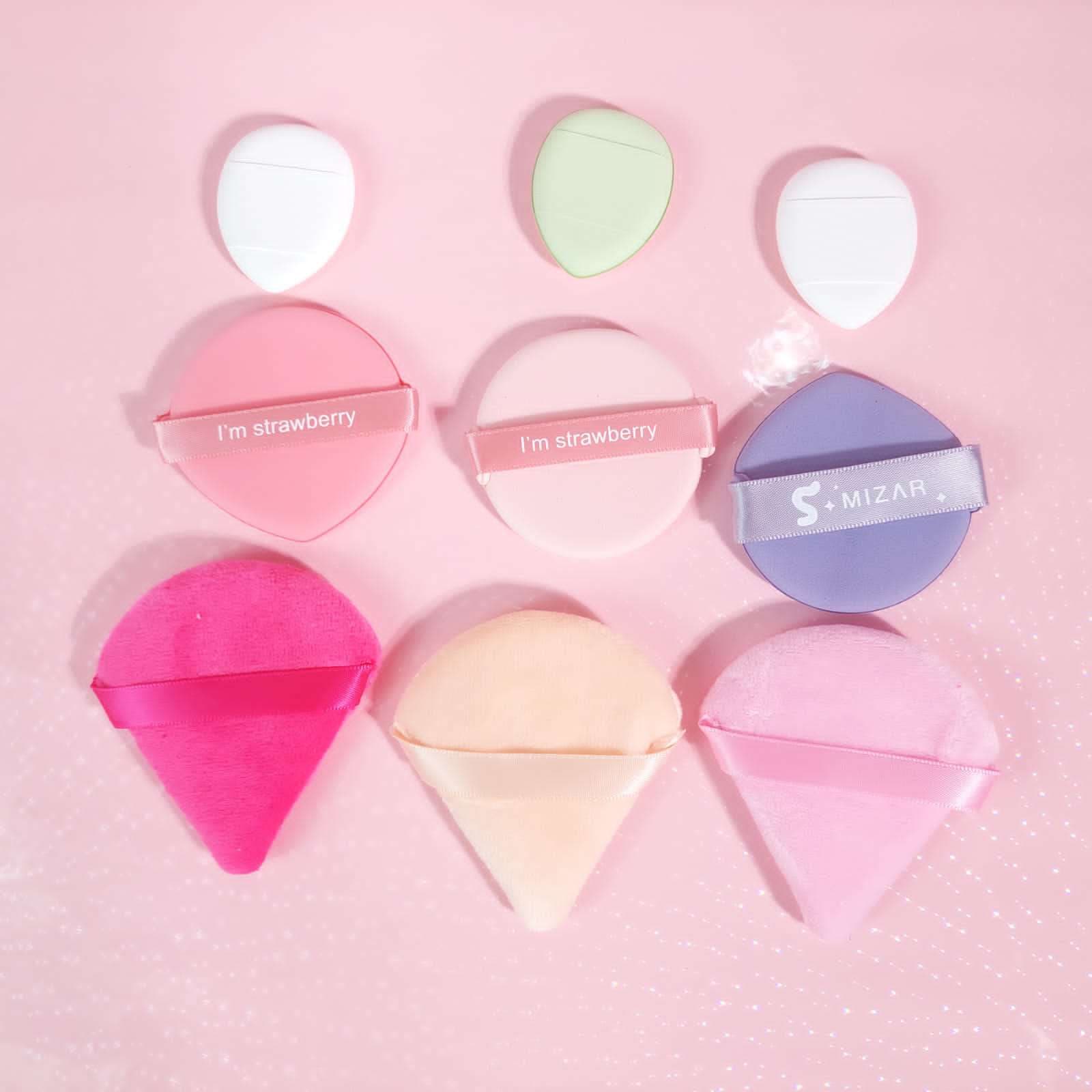 Kiss Lovely soft 9 Piece Makeup Puff Set 3 Shape Soft Cushion Puff 1