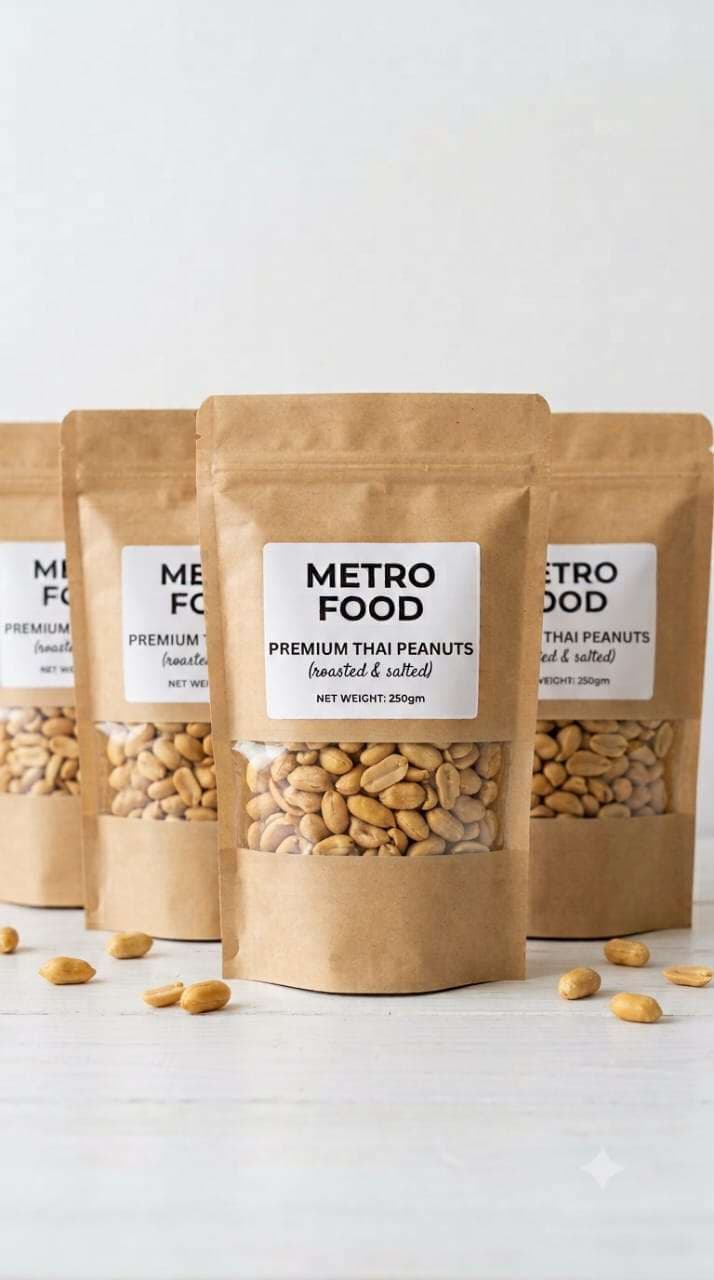 Metro food premium thai peanuts  250 gm (roasted and salted)