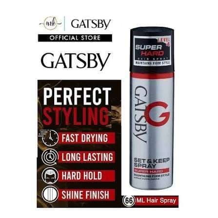 Gatsby Set And Keep hair Spray Super Hard - 66ML