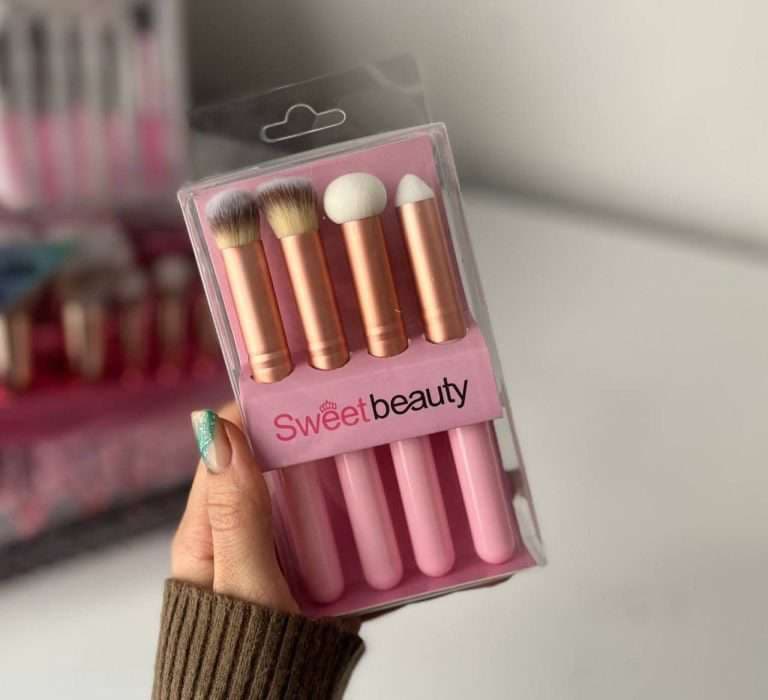 Sweet Beauty 4 Piece Makeup Brush Set