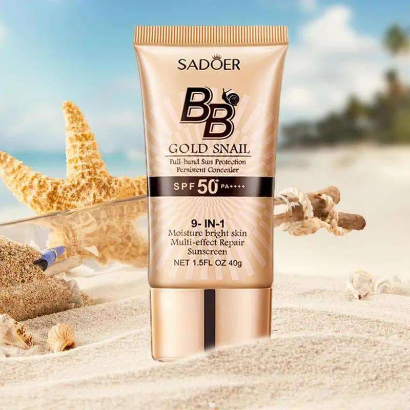 SADOER Golden Snail Sunscreen Hydrating Isolating BB Cream 40g