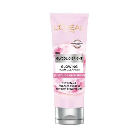 L'Oreal Paris Glycolic Bright Daily Foaming Face Cleanser - 100ml