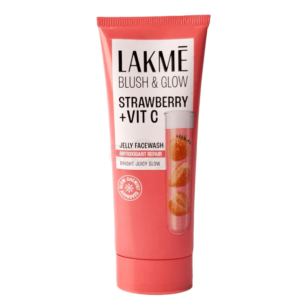 Lakmé Blush & Glow Strawberry + Vit C Jelly Face Wash 100ml