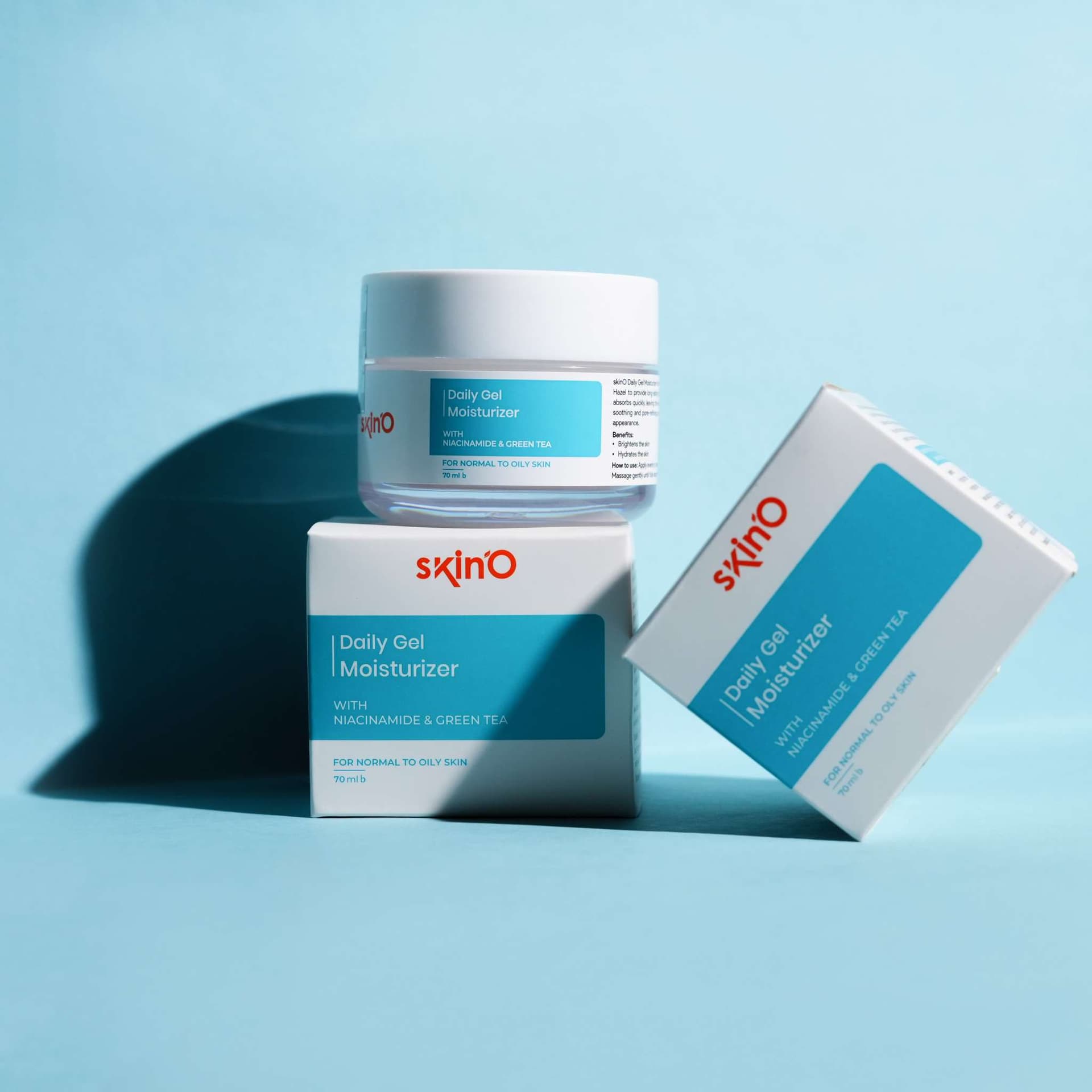 skin'O Daily Gel Moisturizer with Niacinamide & Green Tea 70ml