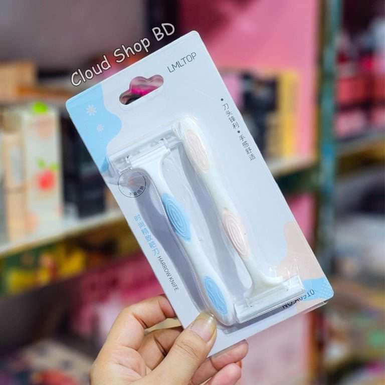 LMLTOP Harrow Knife Women’s Razor 2 Pcs Set