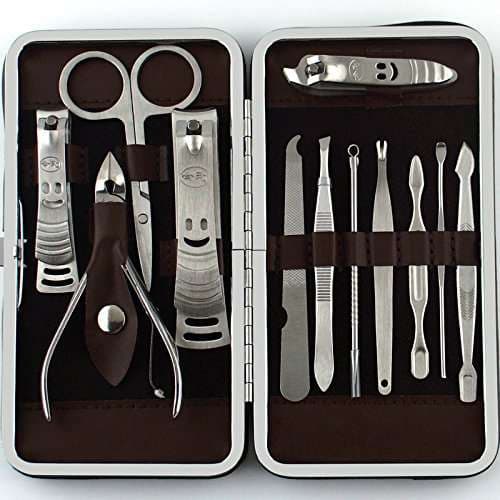 Stainless Steel 12Pcs Manicure & Pedicure Set